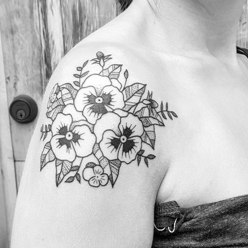 pansy tattoo