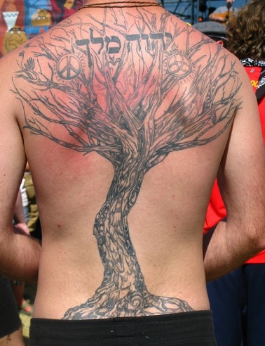 Tree Structured Hebrew Tattoo