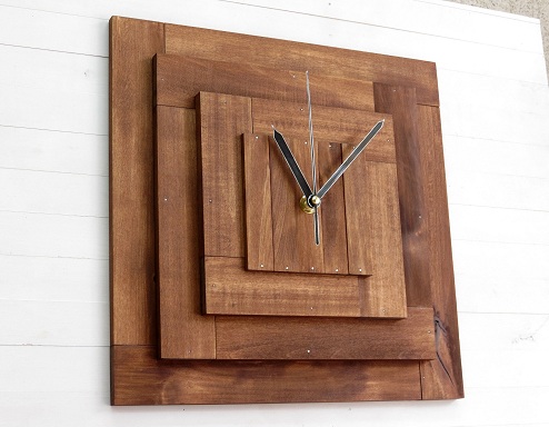 square clock designs