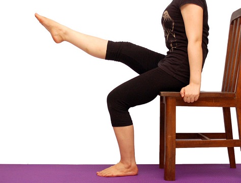 Leg Raise While Seated