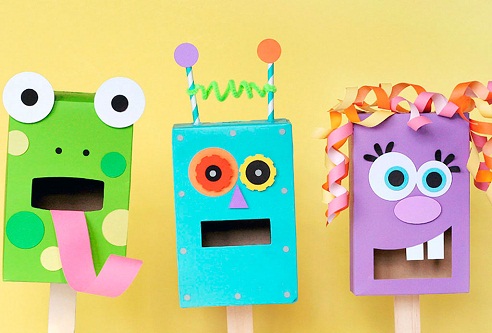 Sock Pocket Puppet Crafts