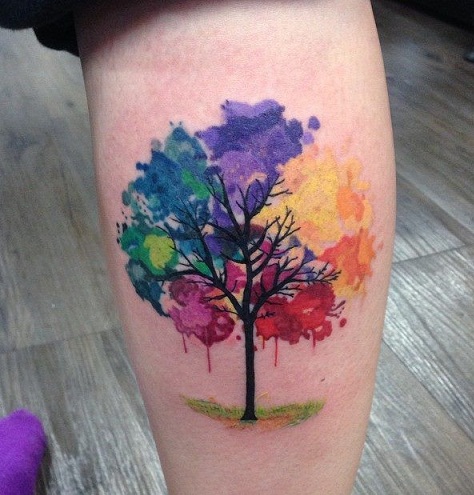 Incredible Watercolour Tattoo Design