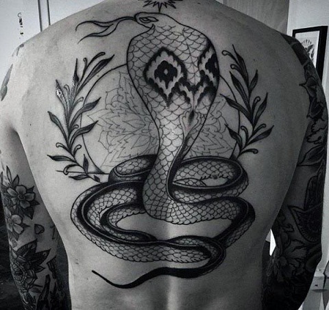 Cobra Tattoo on the back