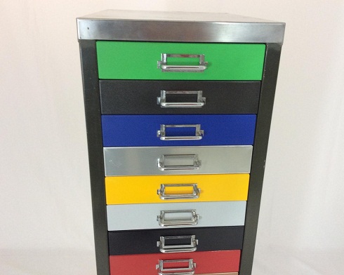 Colourful Filing Cabinets