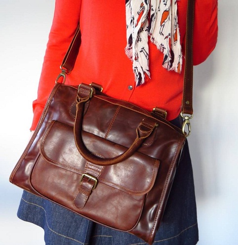 Leather Women Satchel Bag