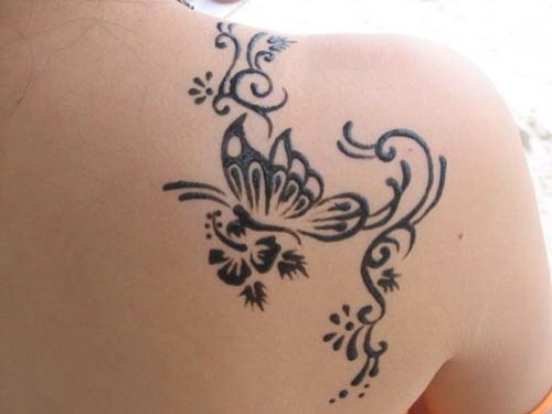 Butterfly Design For Shoulder