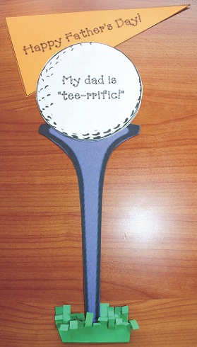 Golf Tree Father's Day Card