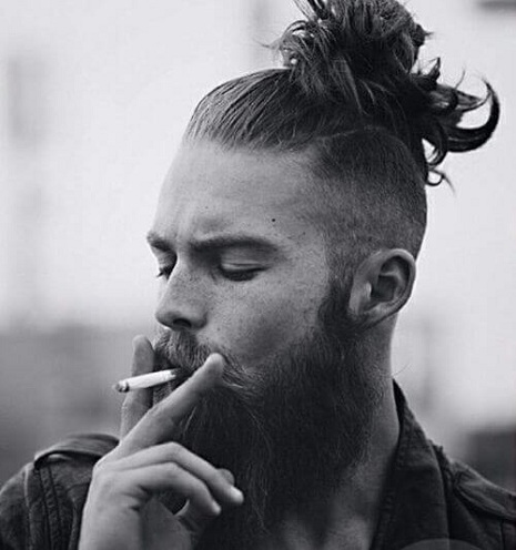 Man Bun Hipster Hairstyle