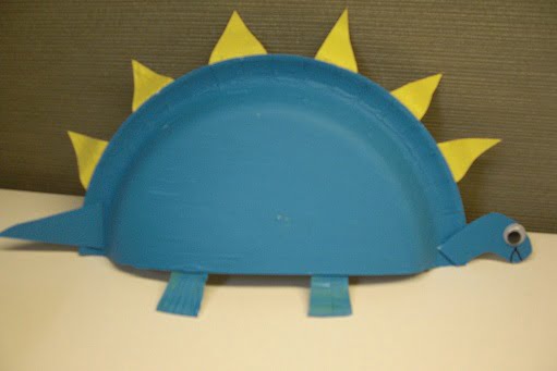 Paper Plate Dinosaur Craft