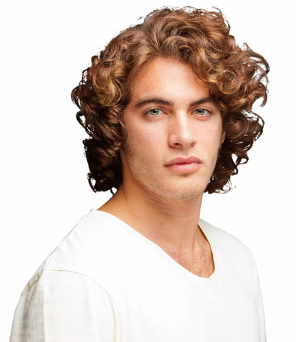 Long Curly Hairstyle for Men