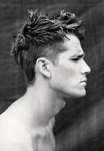 Messy Undercut HairStyle for Men