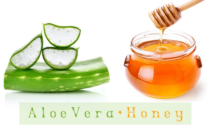 Honey and Aloe Vera for Acne