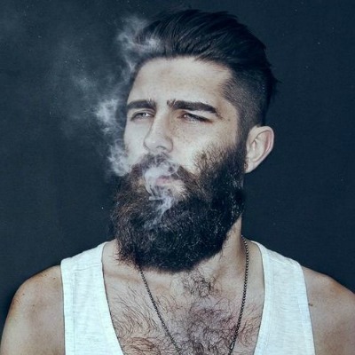 Long Hipster Beard Look