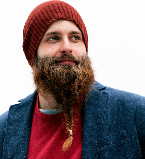 Viking Style Braided Beard