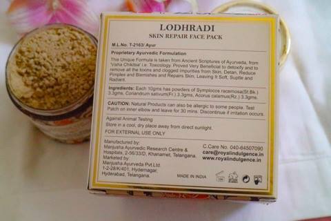 Lodhradi Skin Repair Face Pack