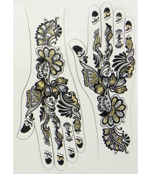 Mehandi stickers Design 6