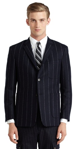 Chalk Stripe Black Blazers