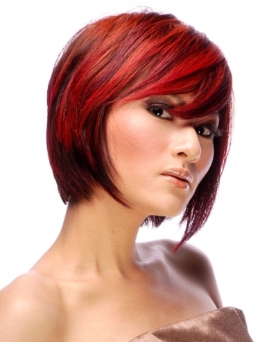 Red Bob Hairstyle