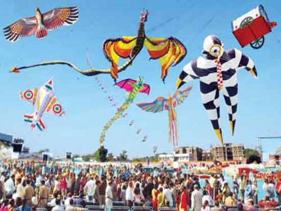 festivals of gujarat - International Kite Festival