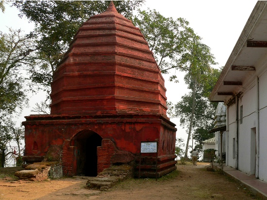 Umananda Temple In Peacock Island, Assam