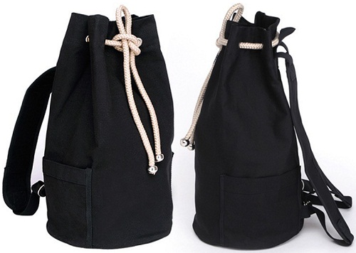 Bucket Style Duffle Bag for Men