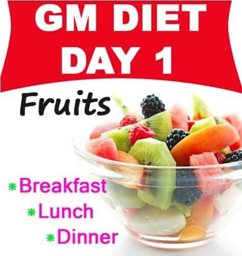 Gm Diet Day 1