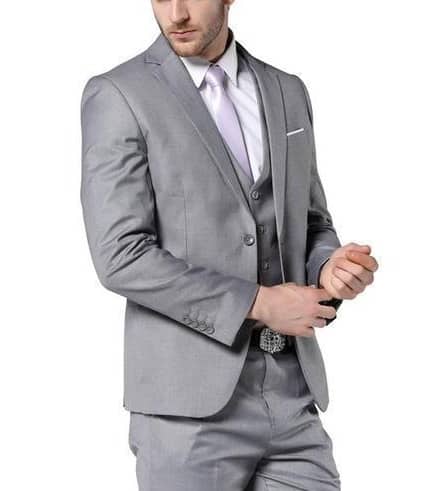 Grey Blazer For Wedding