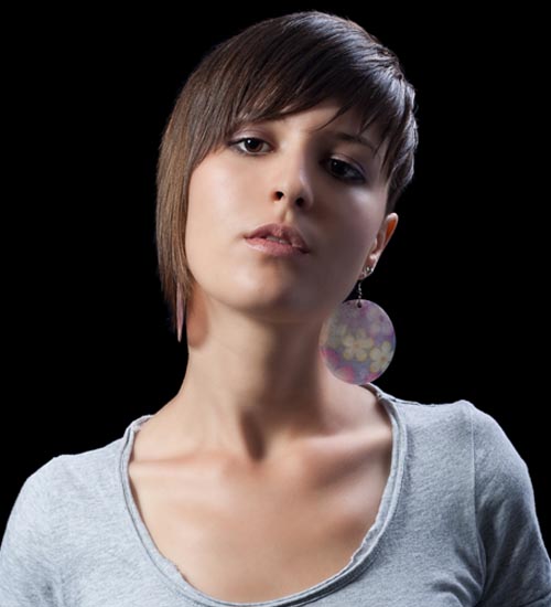 High Low Pixie Bob Cut