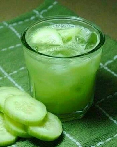 Cucumber Slices and Cucumber Juice