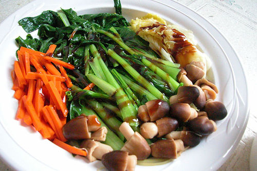 Boiled vegetables