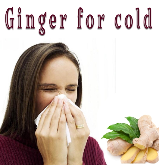 ginger for cold remedies