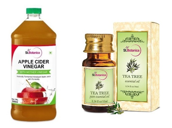 Apple Cider Vinegar and Tea Tree Oil Massage