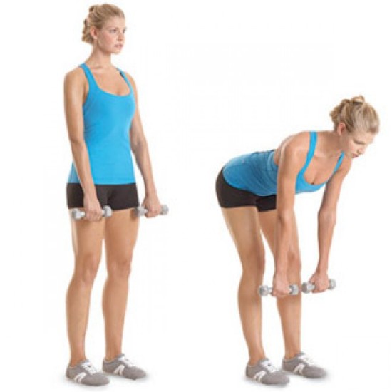 Dumbbell Stiff Legged Deadlift