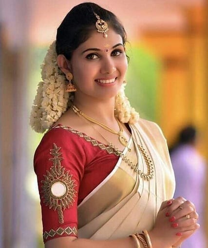 Kerala Wedding Saree Blouse Design