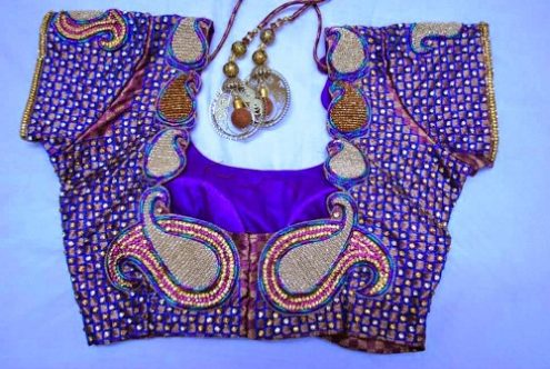 Traditional Mango Maggam Work Blouse Designs