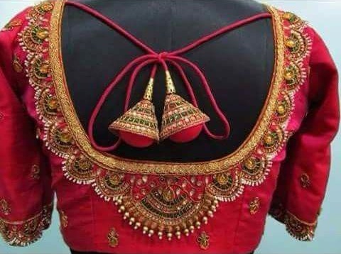 Toran Maggam Work Blouse Design