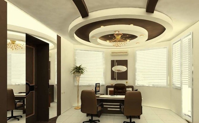 Office Gypsum Ceiling Design