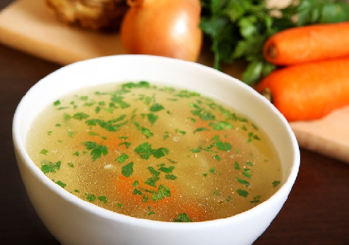 chicken soup treatment for cough and cold