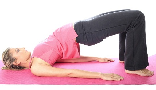 setu bandhasana (Bridge Pose)