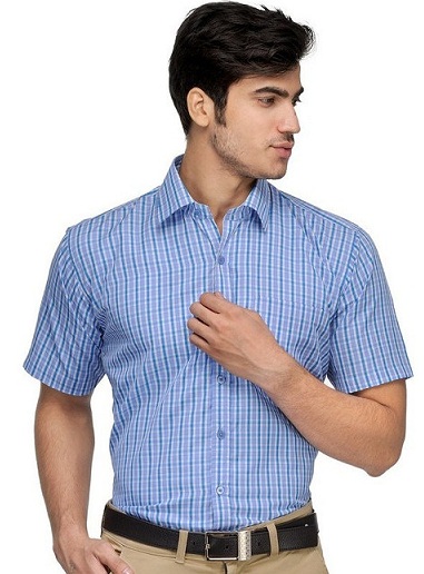 Checked Formal Half Sleeve Shirt