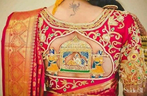 Bridal Pallaki Design Blouse