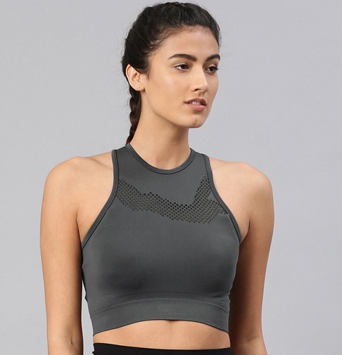 High Neck Sports Bra