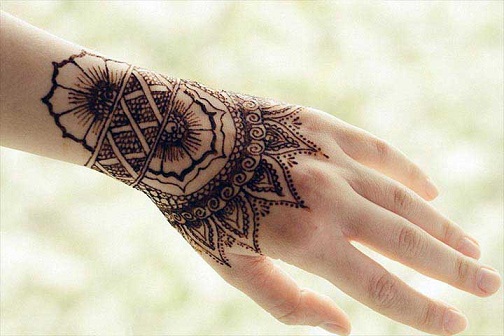 Designer Bracelet Mehndi Design