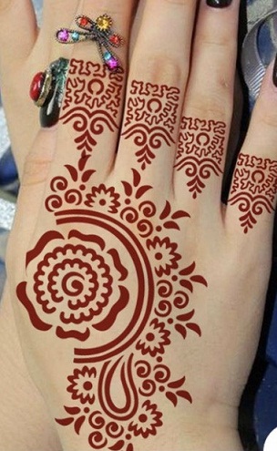 Simple Henna Stencils