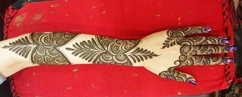 Stylish Khaleeji Mehndi Design