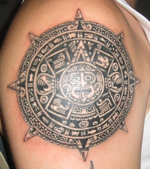 Creative Aztec Tattoos Design