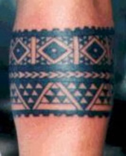 Aztec Tattoo Bands Design