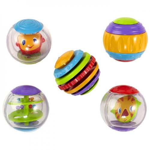 Baby Toys-Set of Small Rattle Balls