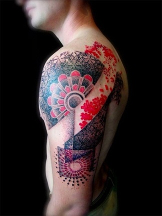 abstract tattoos