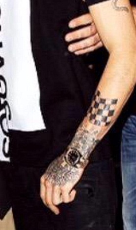 Checkered Flag Zayn Malik Tattoos Design